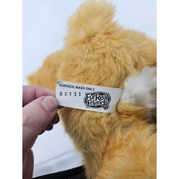 Hasbro FurReal Friends Ginger Cat Interactive Plush Toy 2012 Orange Tabby 14" - Picture 5 of 6